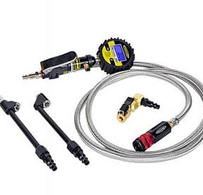 Digital TIG, 5-150 PSI, Clip on + (2) Dual head Chucks, 6' Whip