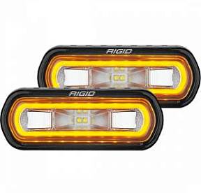 Комплект LED-фар SR-L серия POD с янтарной подсветкой