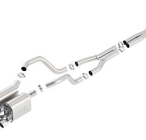 140679 ВЫХЛОПНАЯ СИСТЕМА CAT-BACK CHEVROLET CORVETTE С6 Z06