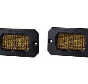 Врезные желтые LED-модули SS2 Pro с янтарной подсветкой, рабочий свет