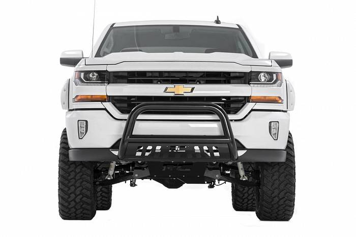 Защита бампера из нержавеющей стали с черным покрытием для Chevrolet  Avalanche 1500 4WD