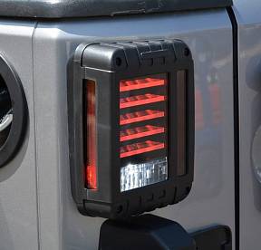 Horizontal LED Tail Light For Jeep Wrangler JK 2007-2017