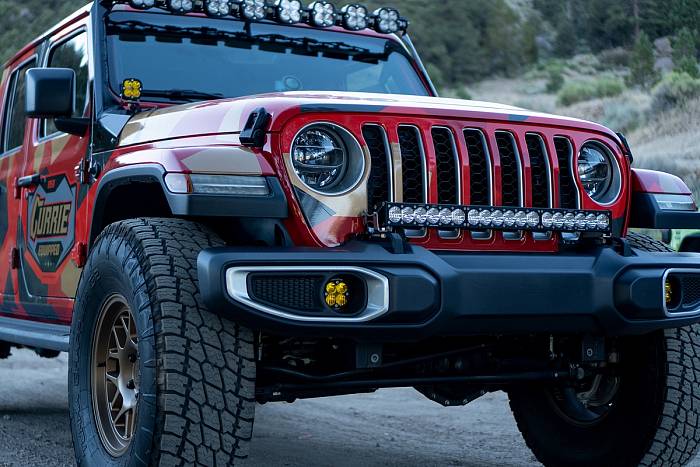 Светодиодная балка OnX6 для Jeep, JL/JT с проводкой и тумблером