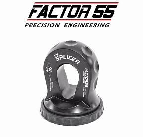 Коуш для синтетического троса 3/8-1/2" - черный