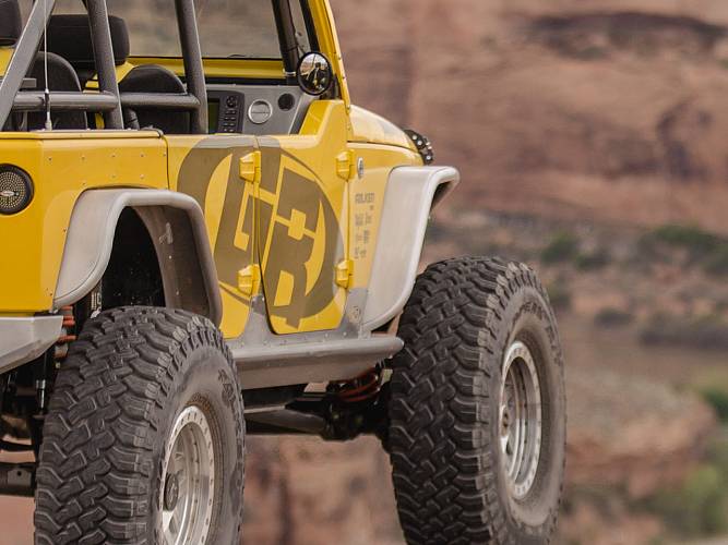 Крылья передние алюминиевые  для Jeep JK от GenRight