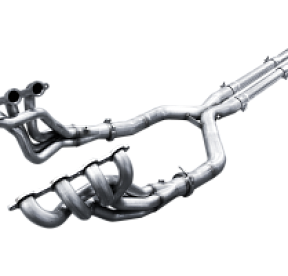 Гоночный длиннотрубный выпускной коллектор 2"×3-1/2'' для Cadillac CTS-V, 2009-15