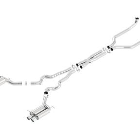 ВЫХЛОПНАЯ СИСТЕМА CAT BACK M6 F12 V8-4.4 (TWINTURBO) ’14-’15, ЗВУК S-TYPE — НАСАДКА №47