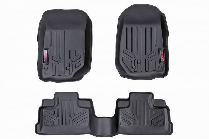 Ковры передние и задние для Jeep Wrangler Unlimited 2018-20