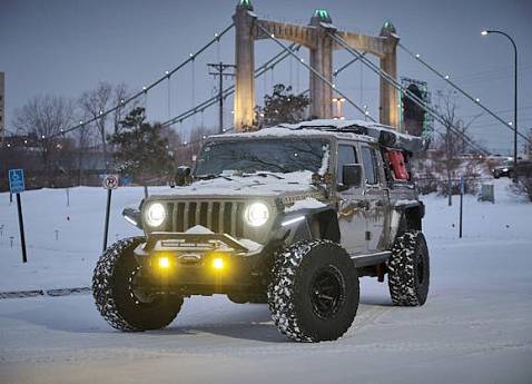 Дополнительная оптика  на Jeep Gladiator, 2020-2023