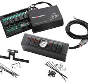 JK Switch Panel 6 Switch W/Air Gauge 07-08 Wrangler JK Multi Color sPOD
