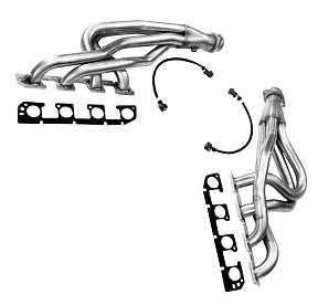 Выпускной длиннотрубный коллектор для Dodge 1500 2004-2008