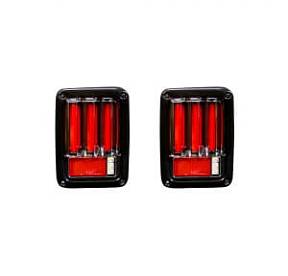 Jeep 07-17 JK Wrangler OLED Bar-Style LED Taillights - Red Lens