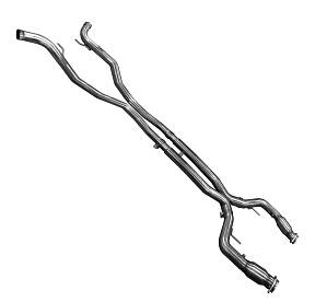 X-Pipe для Chevrolet Caprice SS LS3 6.2L с кат. 