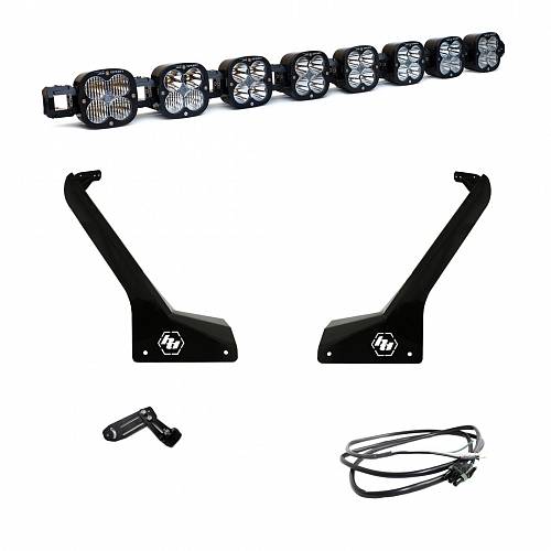 Светодиодная балка 8 фар для Jeep JL/JT, серия XL Linkable, подключается к панели управления