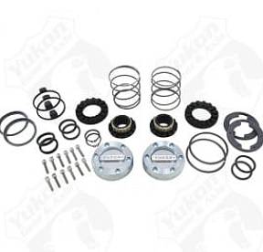 Yukon Hardcore Locking Hub set for GM 8.5" front & Dana 44, 19 spline