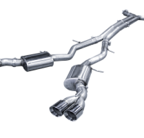 Catback 3"×3'', 4 полированные насадки для Cadillac CTS V, 2016+