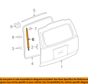 Газовый упор двери багажника 84360923 левый