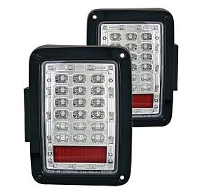 Комплект из двух светодиодных задних фонарей для JEEP WRANGLER JK (Джип Рэнглер JK) 2007 -