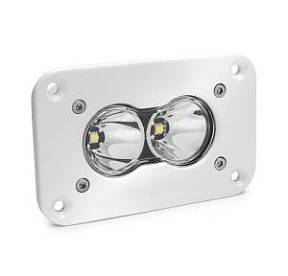 Врезная светодиодная фара (Work/Scene) в белом корпусе серии S2 Pro