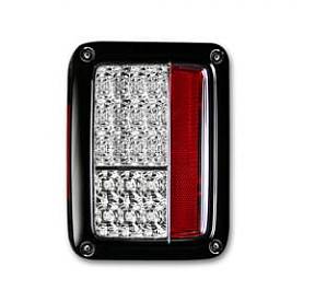 Jeep 07-17 JK Wrangler LED Taillights - Clear Lens