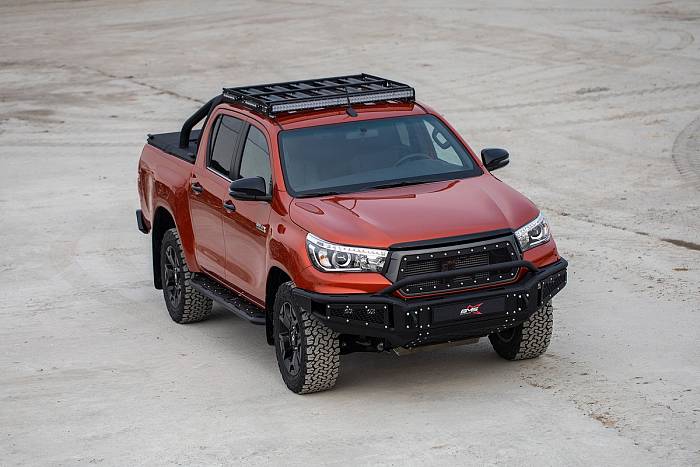 Экспедиционный багажник Raizer-T для Toyota Hilux Revo 2007+, покрытие Raptor