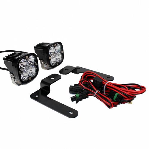 Комплект противотуманных фар с кронштейнами для передней стойки Jeep Wrangler JL