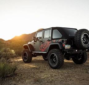 Бампер задний серия Stealth Fighter для Jeep JK / JKU