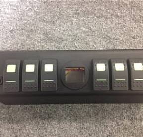 JK Switch Panel 6 Switch W/Genesis Adapter 07-08 Wrangler JK G Screen Not Included Blue sPOD