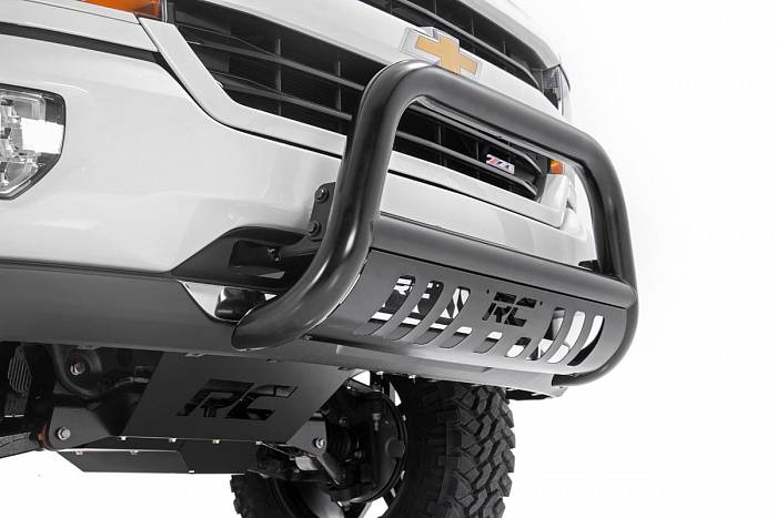 Защита бампера из нержавеющей стали с черным покрытием для Chevrolet  Avalanche 1500 4WD