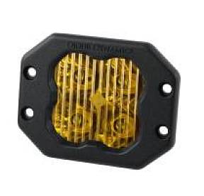 Желтый врезной LED-модуль SS3 Pro с янтарной подсветкой, водительский свет