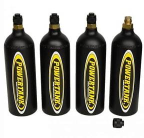 Cylinder, 1.25 lb. ( 20 oz.), TEAM YELLOW, Pin Valve, (4 Pack)