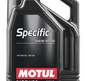 5 л MOTUL SPECIFIC 504.00-507.00 для бензиновых и дизельных двигателей  VOLKSWAGEN