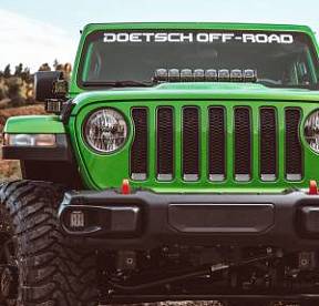 JEEP Wrangler JL Крепление фар D серии в отверстия для ПТФ бампера