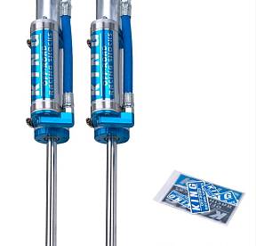 Амортизаторы KING передние для JEEP TJ 1997-2006 2,5", с резервуаром на гибком соединение, лифт подвески до 2,5"