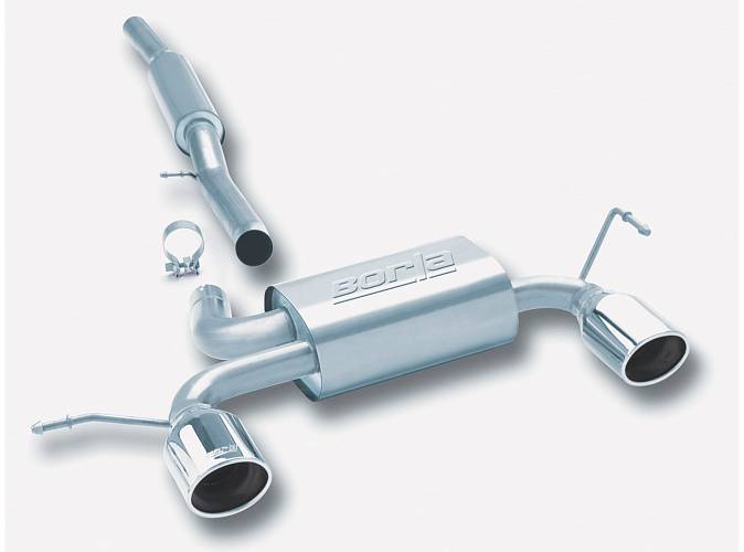 ВЫХЛОПНАЯ СИСТЕМА CAT BACK AUDI TT QUATTRO ’01-’04 1.8T 225HP