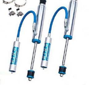 Амортизаторы KING передние для Nissan Patrol Y61 +2,5",  с резервуаром на гибком соединении