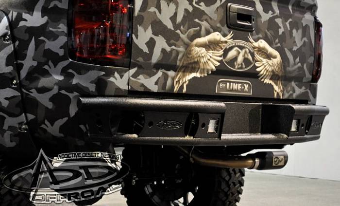Задний бампер серии Dimple "R" для Chevrolet Silverado 1500 2014–2017