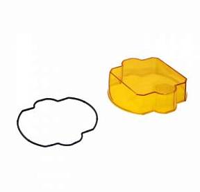 Линза для фары серии LP9, янтарный цвет (Spot)