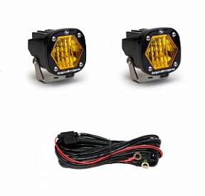 Комплект светодиодных фар (Wide Cornering) серии S1, янтарные