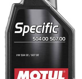1 л MOTUL SPECIFIC 504.00-507.00 для бензиновых и дизельных двигателей  VOLKSWAGEN