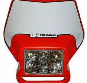 Motorcycle Headlight 04 Red Baja Designs