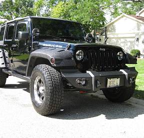 Бампер силовой для Jeep JK 2007-2017 с креплением лебёдки