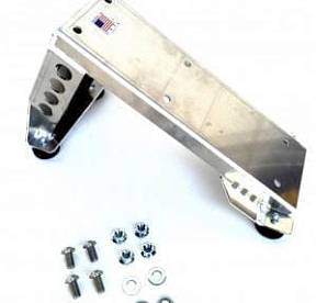 Алюминиевый кронштейн пола 2 с резиновыми ножками