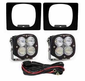 Комплект светодиодных фар белого свечeния S2 Sport, широкоугольный свет