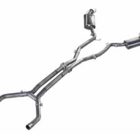 Catback 3"×3'' с 2 насадками для Camaro V6 2010-15