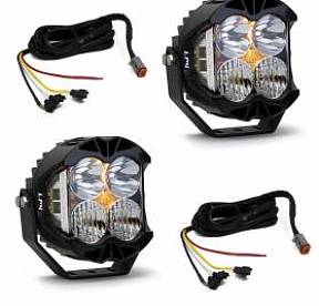 Baja Designs - Комплект фар LP4 на стальной бампер Jeep JL/JT, Rubicon, подключение к заводской панели управления