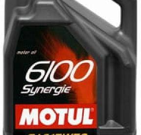 4 л MOTUL 6100 SYNERGIE 15W-50 для бензиновых и дизельных двигателей, изготовленное по технологии Technosynthese®