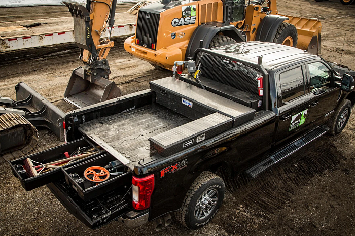 Органайзер для Ford F150 с алюминиевым кузовом длиной 244 см