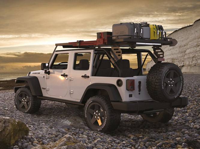 Багажник Slimline II на крышу для Jeep Wrangler JKU (4 двери), 2007+ - от Front Runner