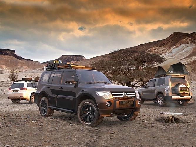Багажник Slimline II на крышу Mitsubishi Pajero LWB (1991-1999)  - от Front Runner